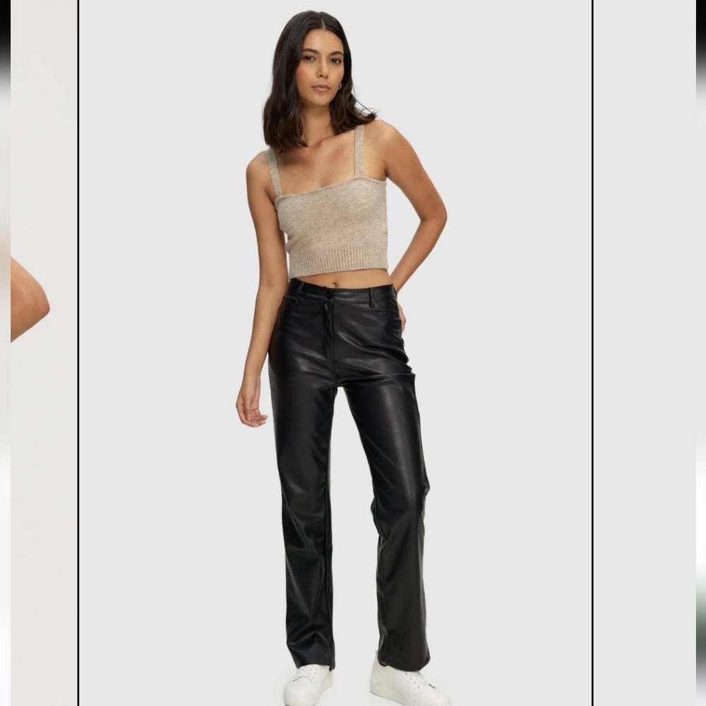 NWT KUWALLA SCULPTED KNIT WITH STRAPS TUBE TOP In Caramel Size XS - Picture 2 of 8